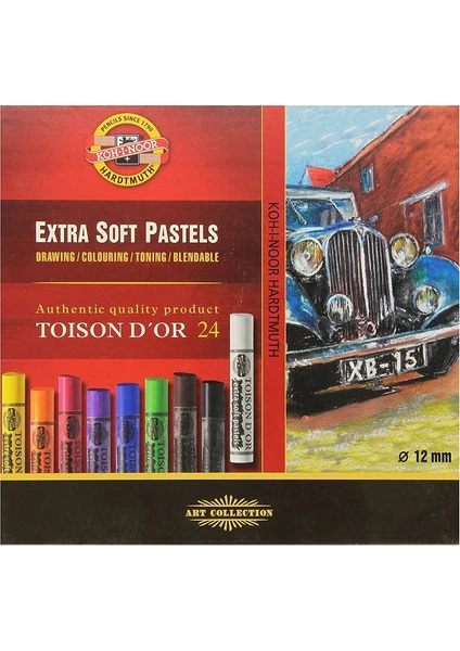 Koh-İ Noor Toison D'Or Extra Soft Pastel 24'Lü N:8554