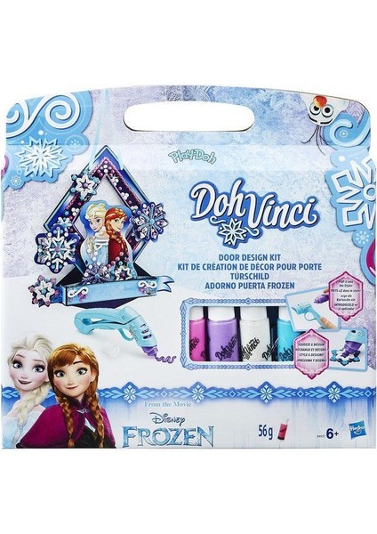 Hasbro Play-Doh Vinci Frozen Kapı Süsü Tasarım Seti