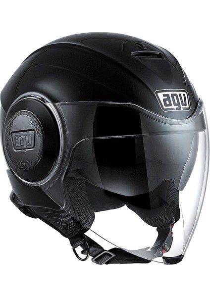 Agv Fluid Solid Black Kask