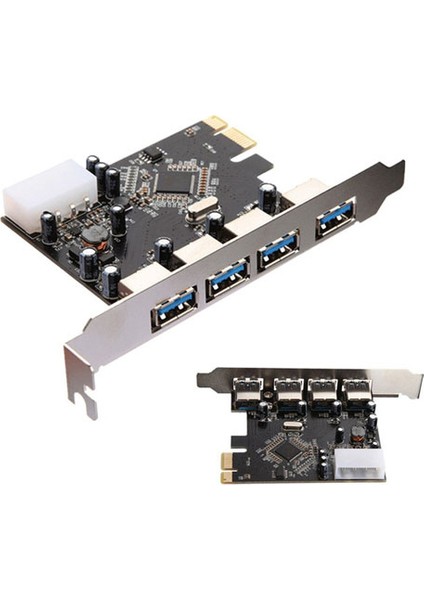 Pcı-E 4 Port Usb 3.0 Çoklayıcı Hub