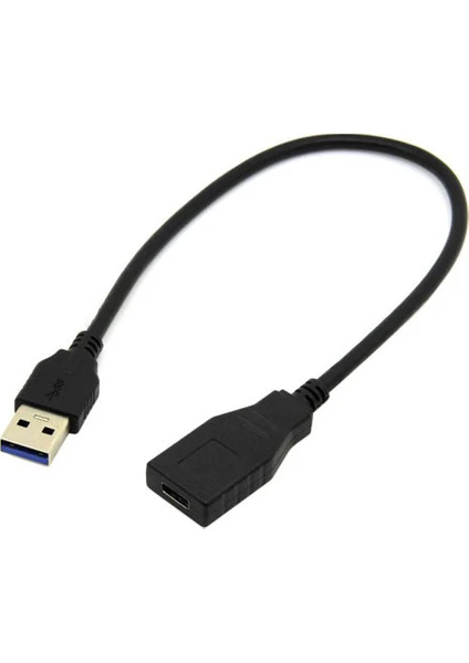 Usb 3.0 To Usb 3.1 C Dişi Kablo