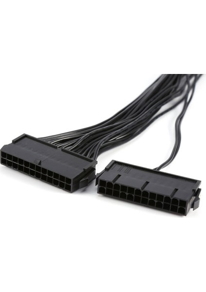 Power Uzatma Kablosı 24 Pin Çift Psu Güç Kaynağı Uzatma Kablosu 24Pin 20 + 4Pin