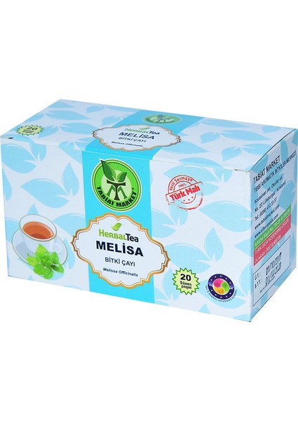 Melisa Bitki Çayı 20 Süzen Poşet