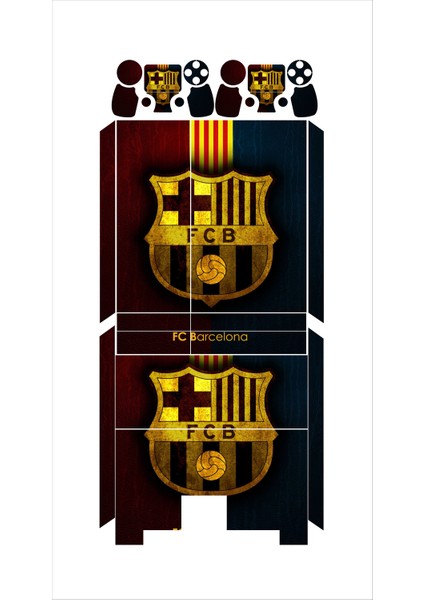 PS4 Fat Barcelona Sticker Seti