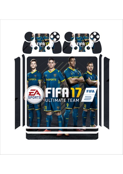 PS4 Slim Fifa Ball Sticker Seti