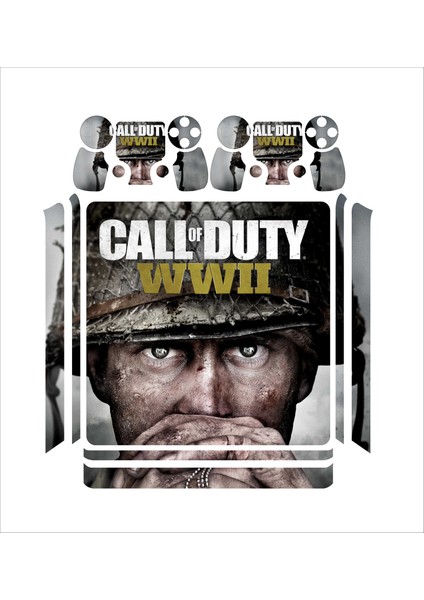 PS4 Slim Call of Duty Sticker Seti