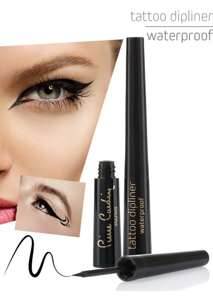 Tattoo Dipliner Suya Dayanıklı Keçe Uçlu Eyeliner fırsatları