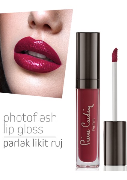 Pierre Cardin Photoflash Lipgloss – Parlak Likit Ruj - Indian Red