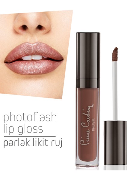 Pierre Cardin Photoflash Lipgloss – Parlak Likit Ruj - Toffee Nut