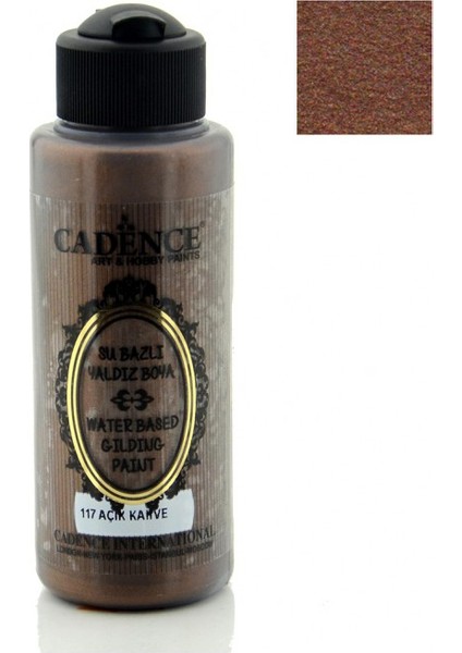 Yaldız Metalik Boya 117 - Açık Kahve 120 ml