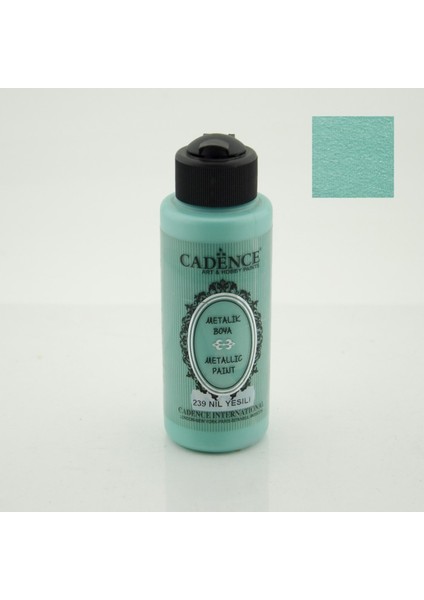 Sedefli Metalik Boya 239 - Nil Yeşili 120 ml
