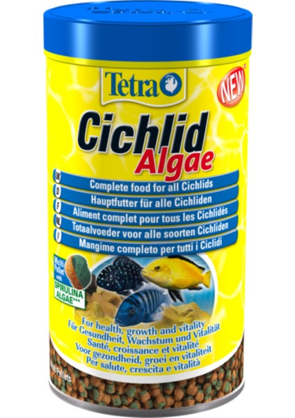 Cichlid Algae Spirulina Katkili Balik Yemi 500 Ml
