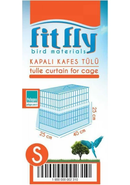 Fit Fly Alti Kapalı Kafes Tülü Small