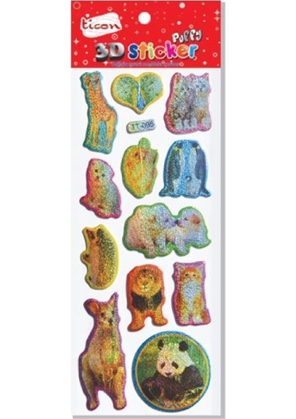 177573 3D Puffy Sticker