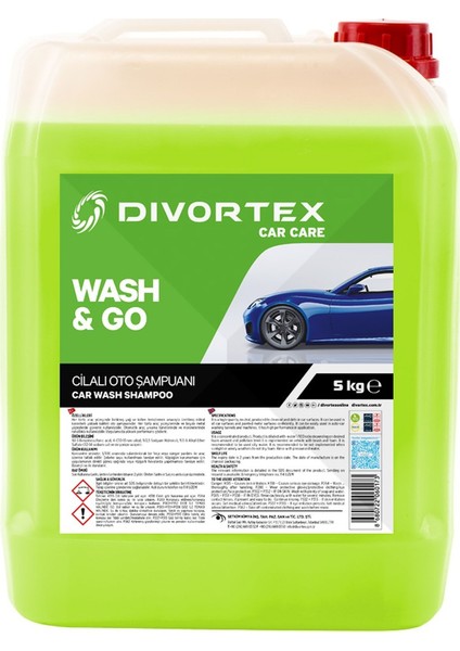 Wash & Go Oto Şampuanı 5 Kg.