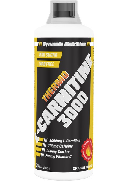 Thermo L-Carnitine 3000 Mg 1000 ml (Portakal)