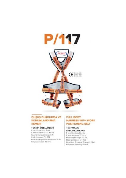 P-117 Düşüş Durdurma ve Konumlandırma Kemeri