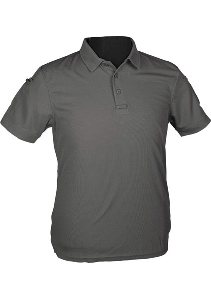 Quıck Dry Polo Gri T-Shirt