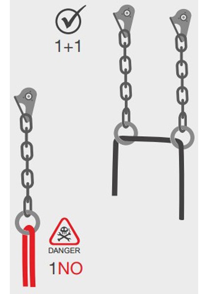 Reunıo Rapel 10Mm Tek Bolt- Zıncır Istasyon