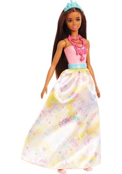 Barbie Dreamtopia Gökkuşağı Latiin Prenses Oyuncak Bebek