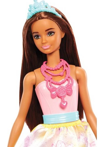 Barbie Dreamtopia Gökkuşağı Latiin Prenses Oyuncak Bebek