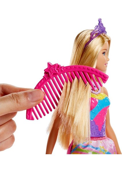Dreamtopia Gökkuşağı Prensesi Ve Salıncağı Barbie Bebek