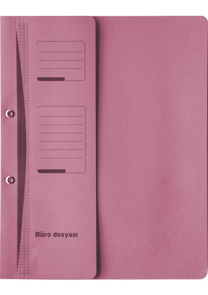 Büro Dosyası Yarım Kap. - Pembe