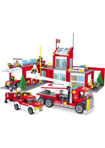 Bricks 915 Parça İtfaiye Seti
