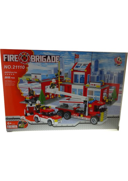 Bricks 915 Parça İtfaiye Seti fiyatları