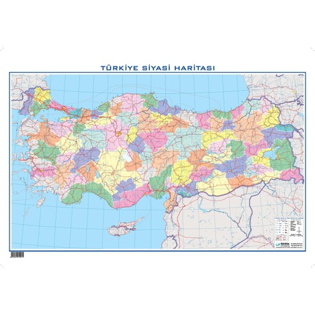 Turkiye Siyasi 35 50 Dilsiz Harita Yeni Citasiz Fiyati