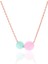 925 Ayar Gümüş Aquamarine-Pink Kuvars Taşlı Kolye Rchalk1065 1