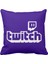 Twitch Tv Sosyal Medya Saten Yastık 1