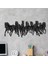 Atlar ''Yarış'' Metal Duvar Dekoru 1