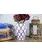 Fidex Home  Geometrik Şekilli Cobalt Blue Vazo 1