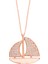 Ufka Yolculuk Yelkenli Rose Renk Gümüş Kolye - Gms113 1