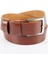 Erkek Taba 4,5 cm Tokalı Orjinal Deri Spor Kemer 1701374 1