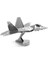 3D Lazer Kesim Metal Maket Savaş Uçağı 1