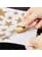 Büyük Boy Gold Sarı Yıldız Sticker 4