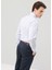 Erkek Mavi Çizgili Slim Fit Uzun Kol Gömlek 2