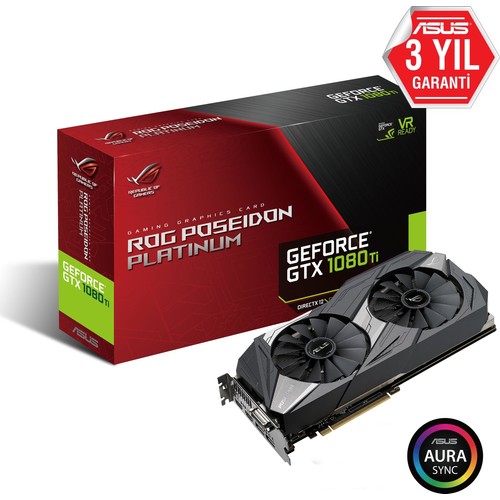 asus rog poseidon p11g gaming nvidia geforce gtx1080ti 11gb fiyati