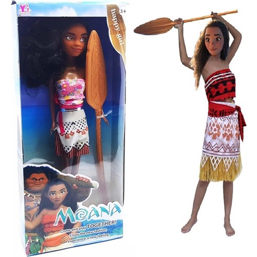 Kılıfkapakdünyası Barbie Bebek Boyunda Moana Bebek Çizgi