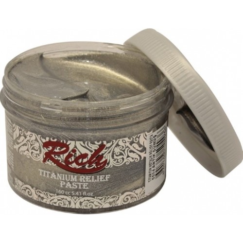 Rich Titanyum Metalik Rölyef Pasta N5504 Antik Gümüş Fiyatı