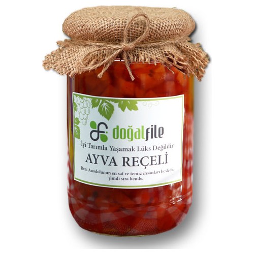 Doğal File Ev Yapımı Ayva Reçeli (500 gr.) Fiyatı