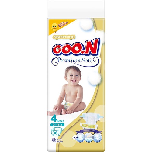 Goon Bebek Bezi Premium Soft 4 Beden Jumbo Paket 36 Adet Fiyatı