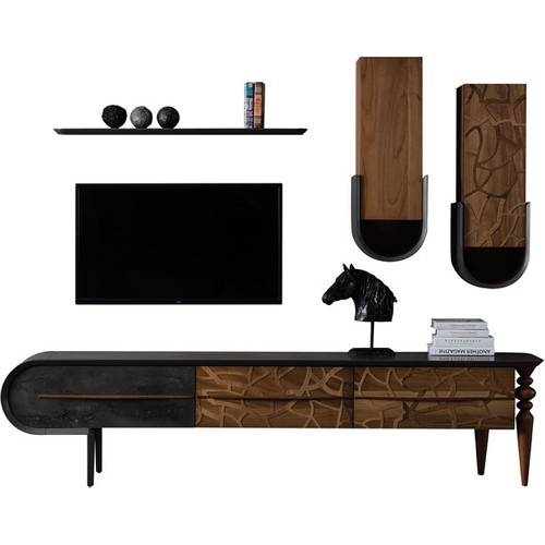 Yıldız Mobilya Kalyon Tv Ünitesi Antrasit Fiyatı