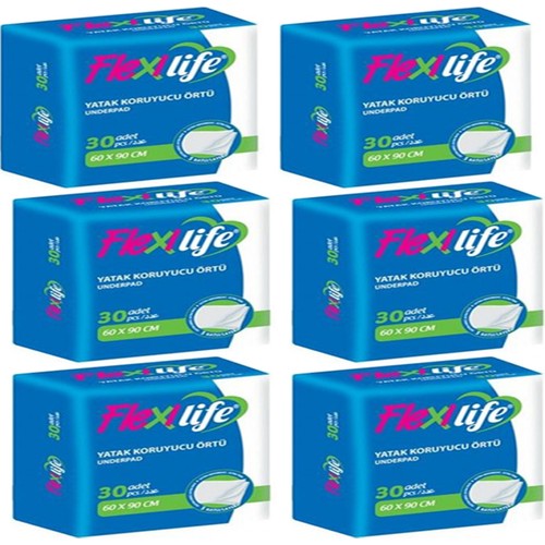 Flexilife 60X90 Cm Yatak Koruyucu Örtü 30X6 180 Adet Fiyatı Flexilife 60X90 Cm Yatak Koruyucu Örtü 30X6 180 Adet Fiyatı