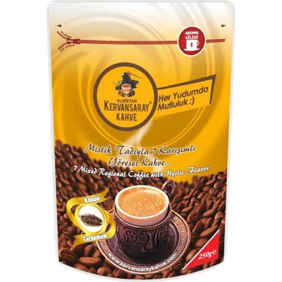 Kervansaray 7 Karışımlı Kakuleli Kahve 250 gr Fiyatı