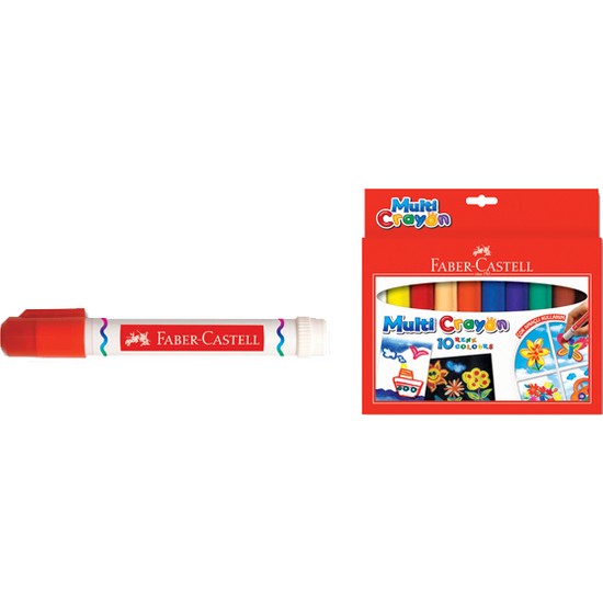 FaberCastell Pastel Boya 10 Renk Multi Crayon Fiyatı