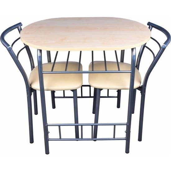 Masa Sandalye Takımı Oval 2 Kişilik Akça Fiyatı