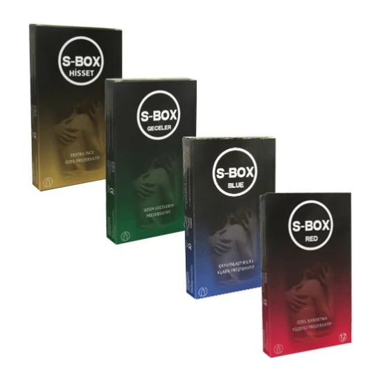 S-Box Prezervatif Karma Paket 48 Adet Condom